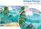 8 x 6 FT Underwater Wave Backdrop Ocean Beach Fantasy Undersea Turtle Palm Tree Background Summer Tropical Kids Sea Birthday Party Supplies Banner Favors Banner Decoration Photo Booth Gift